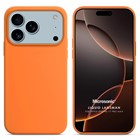 Microsonic Apple iPhone 17 Pro Max Kılıf Liquid Lansman Silikon Turuncu