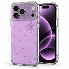 Microsonic Apple iPhone 18 Pro Max Kılıf ShineGlam Luxe Pembe