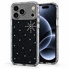 Microsonic Apple iPhone 18 Pro Max Kılıf ShineGlam Luxe Siyah