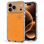 Microsonic Apple iPhone 18 Pro Max Kılıf ShineGlam Luxe Turuncu