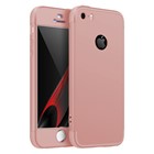 Microsonic Apple iPhone 5 5S Kılıf Double Dip 360 Protective Rose Gold