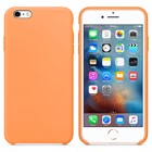 Microsonic Apple iPhone 6S Kılıf Liquid Lansman Silikon Papaya