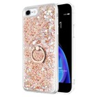 Microsonic Apple iPhone 7 Kılıf Glitter Liquid Holder Gold