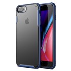 Microsonic Apple iPhone 7 Plus Kılıf Frosted Frame Lacivert