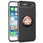 Microsonic Apple iPhone SE 2020 Kılıf Kickstand Ring Holder Siyah Rose