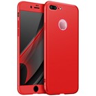Microsonic Apple iPhone 8 Plus Kılıf Double Dip 360 Protective Kırmızı