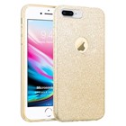 Microsonic Apple iPhone 7 Plus Kılıf Sparkle Shiny Gold