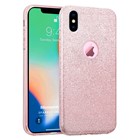 Microsonic Apple iPhone X Kılıf Sparkle Shiny Rose Gold