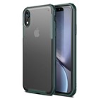 Microsonic Apple iPhone XR Kılıf Frosted Frame Yeşil