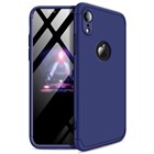 Microsonic Apple iPhone XR 6 1 Kılıf Double Dip 360 Protective Lacivert