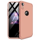 Microsonic Apple iPhone XR 6 1 Kılıf Double Dip 360 Protective Rose Gold