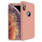 Microsonic Apple iPhone XS Max 6 5 Kılıf Double Dip 360 Protective Rose Gold