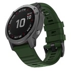 Microsonic Garmin Fenix 6 Sapphire Titanium Kordon Quick Fit Strap Band Koyu Yeşil