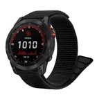 Microsonic Garmin Fenix 7 Solar Kordon UltraFit Hasırlı Woven Siyah