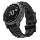 Microsonic Garmin Instinct 3 Solar 45mm Kordon Quick Fit Strap Band Siyah