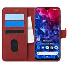 Microsonic General Mobile GM 20 Pro Kılıf Fabric Book Wallet Kırmızı