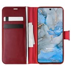 Microsonic General Mobile GM 22 Plus Kılıf Delux Leather Wallet Kırmızı