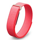 Microsonic Google Fitbit Air Kordon Hasırlı Kordon Woven Sport Loop Kırmızı