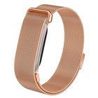 Microsonic Google Fitbit Air Kordon Milanese Loop Kordon Rose Gold