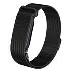 Microsonic Google Fitbit Air Kordon Milanese Loop Kordon Siyah