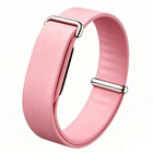 Microsonic Google Fitbit Air Kordon Silicone Sport Band Pembe