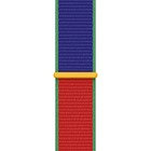 Microsonic Apple Watch Series 8 45mm Hasırlı Kordon Woven Güney Afrika International Collection Spor Loop