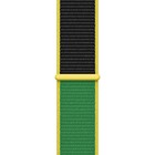 Microsonic Apple Watch Series 8 45mm Hasırlı Kordon Woven Jamaika International Collection Spor Loop