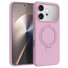 Microsonic Honor 600 5G Kılıf Aura Stant MagSafe Pembe