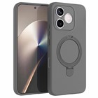 Microsonic Honor 600 Lite 5G Kılıf Aura Stant MagSafe Gri