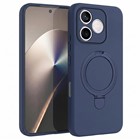 Microsonic Honor 600 Lite 5G Kılıf Aura Stant MagSafe Lacivert