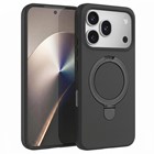 Microsonic Honor 600 Pro 5G Kılıf Aura Stant MagSafe Siyah