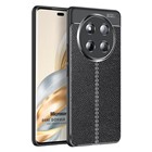 Microsonic Honor Magic 7 Lite Kılıf Deri Dokulu Silikon Siyah