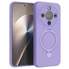 Microsonic Honor Magic 8 Lite Kılıf Aura Stant MagSafe Lila