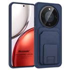 Microsonic Honor Magic 8 Lite Kılıf PocketPro Litchi Lacivert