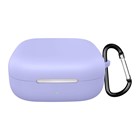 Microsonic Huawei FreeArc Kılıf Askılı Mat Silikon Lila