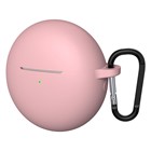 Microsonic Huawei FreeBuds 7i Mat Silikon Kılıf Pembe