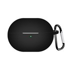 Microsonic Huawei FreeBuds Pro 4 Kılıf Askılı Mat Silikon Siyah