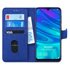 Microsonic Huawei Honor 10 Lite Kılıf Fabric Book Wallet Lacivert