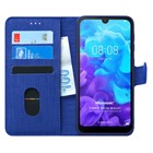 Microsonic Huawei Honor 8S Kılıf Fabric Book Wallet Lacivert