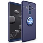 Microsonic Huawei Mate 10 Pro Kılıf Kickstand Ring Holder Lacivert