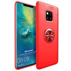 Microsonic Huawei Mate 20 Pro Kılıf Kickstand Ring Holder Kırmızı