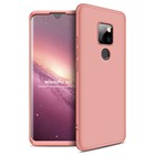 Microsonic Huawei Mate 30 Lite Kılıf Double Dip 360 Protective Rose Gold