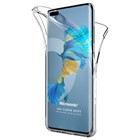 Microsonic Huawei Mate 40 Pro Kılıf 6 Tarafı Tam Full Koruma 360 Clear Soft Şeffaf