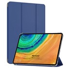 Microsonic Huawei MatePad 10 4 Kılıf Slim Translucent Back Smart Cover Lacivert