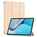 Microsonic Huawei MatePad 11 Kılıf Slim Translucent Back Smart Cover Gold