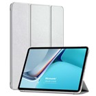 Microsonic Honor Pad 8 Kılıf Slim Translucent Back Smart Cover Gümüş