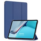 Microsonic Huawei MatePad 11 Kılıf Slim Translucent Back Smart Cover Lacivert