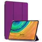 Microsonic Huawei MatePad Pro 10 8 Kılıf Slim Translucent Back Smart Cover Mor