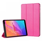 Microsonic Huawei MatePad T8 8 Kılıf Slim Translucent Back Smart Cover Pembe