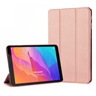 Microsonic Huawei MatePad T8 8 Kılıf Slim Translucent Back Smart Cover Rose Gold